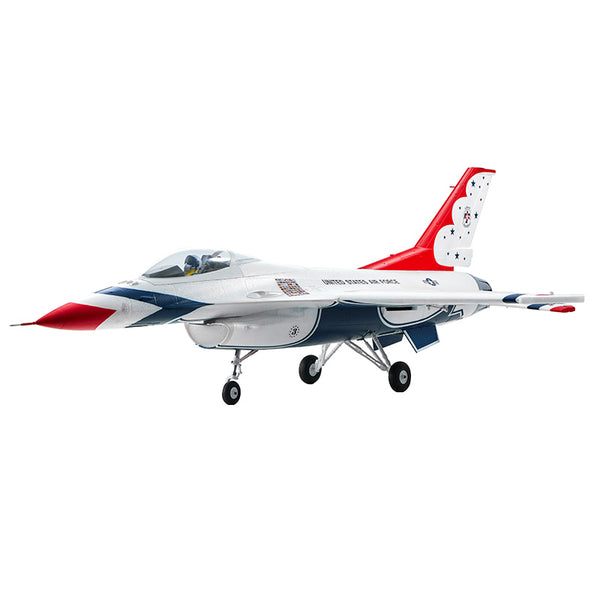 FMS 64mm EDF Jet F-16 Thunderbird model in white and red design