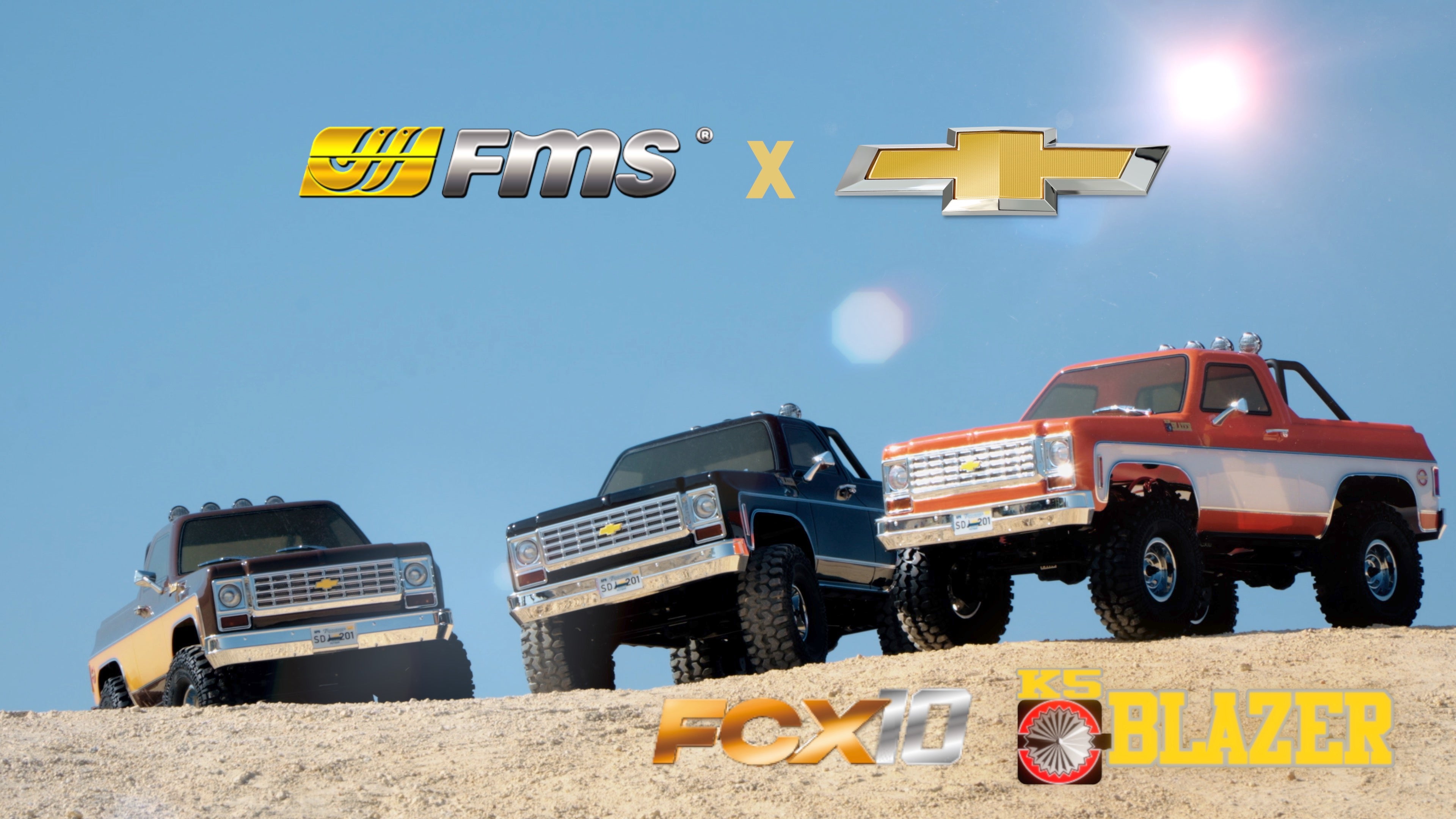 1/10 K5 Blazer RC Crawler | 2-Speed, Locking Diffs | FMS Hobby