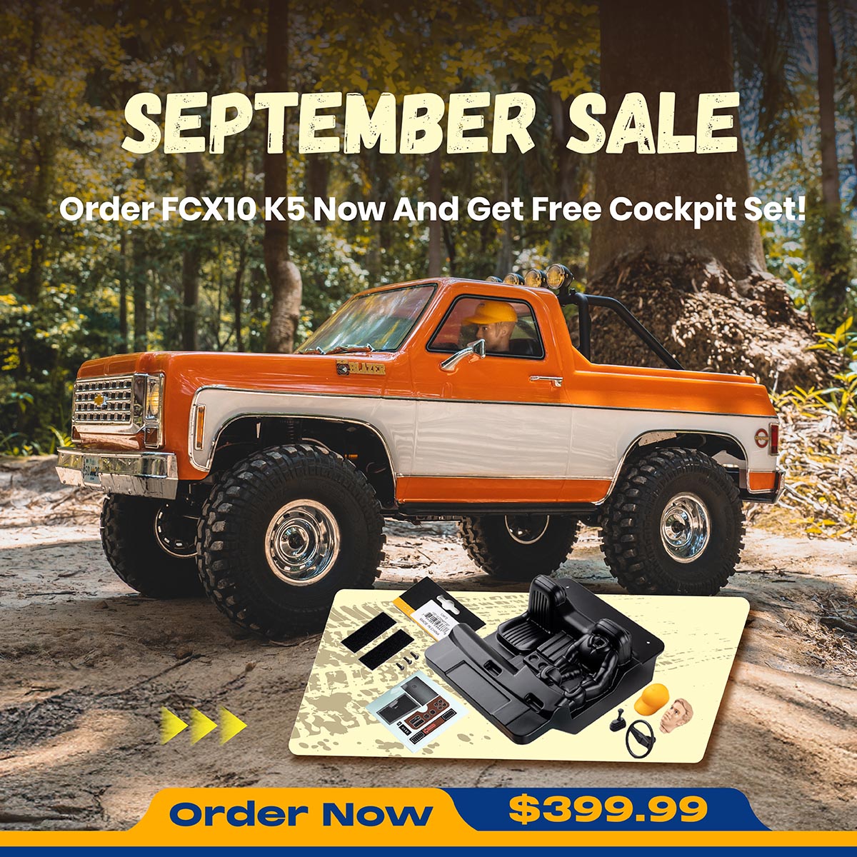 1/10 Scale RC K5 Blazer RS | Realistic Upgraded Fun – FMS Model