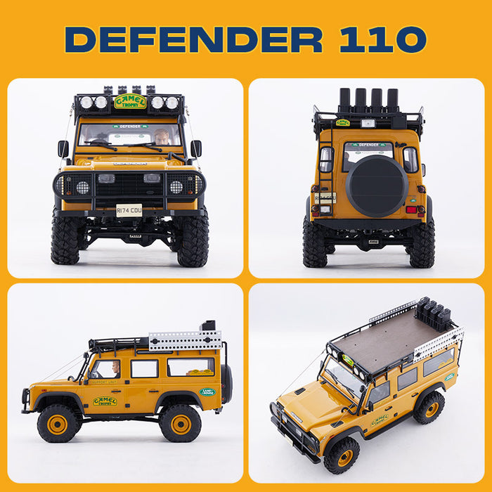 FMS Land Rover Family Combo: 1:10 FCX10 RS + 1:24 FCX24M RTR