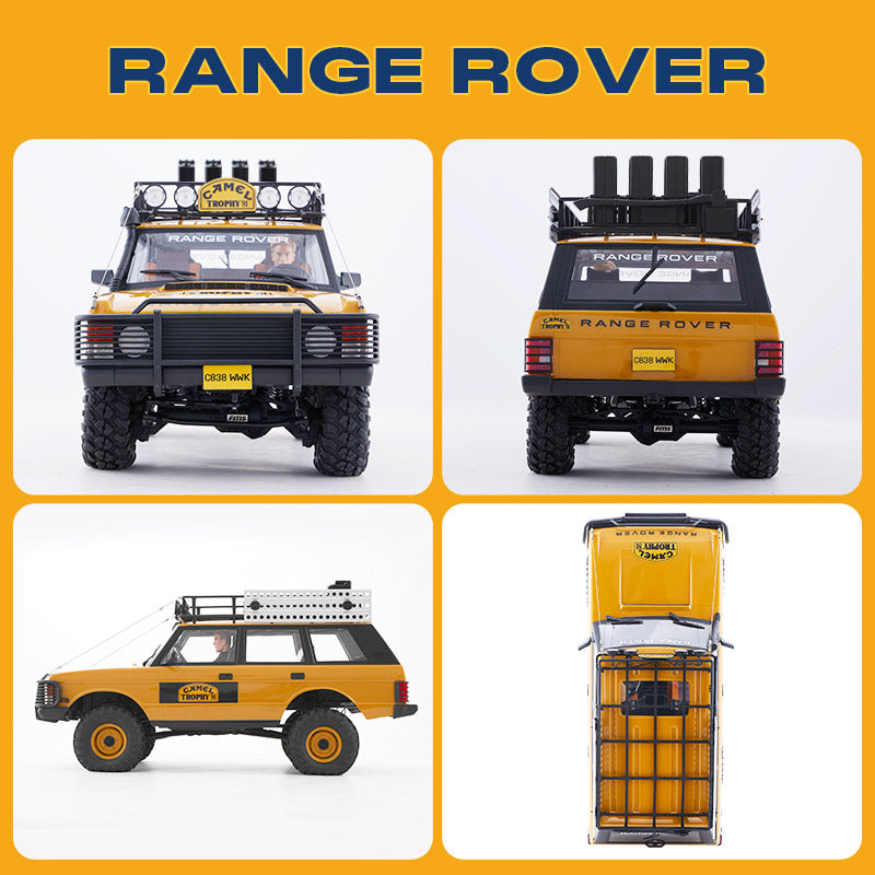 FMS Land Rover Family Combo: 1:10 FCX10 RS + 1:24 FCX24M RTR