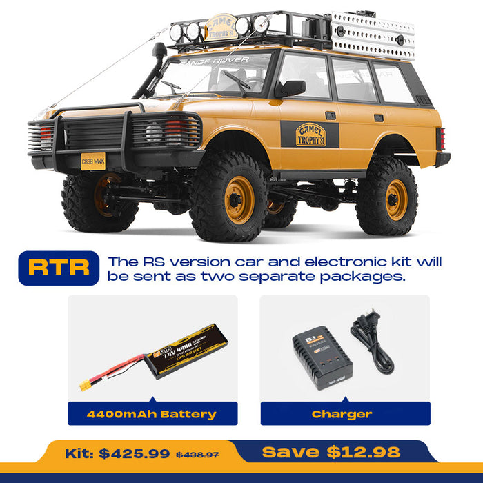 FMS 1:10 FCX10 Land Rover Camel Trophy Edition RS