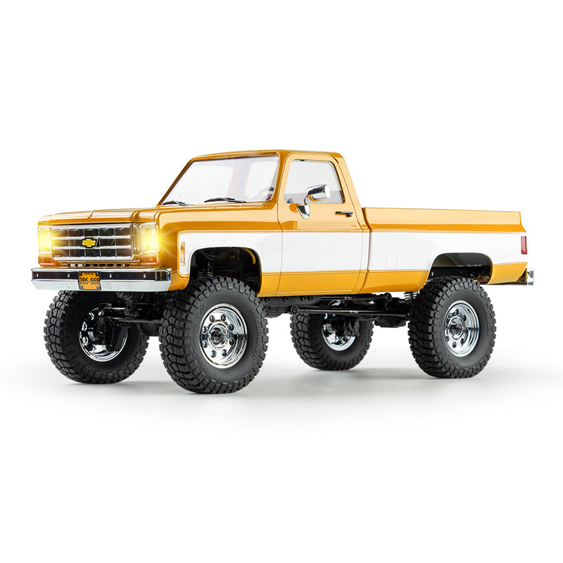 FCX18 Chevrolet K10 V2 | 1:18 Off-Road RC | Yellow & Red | FMS Hobby