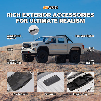 FMS FCX18S 1:18 GMC Sierra S RTR Brushless