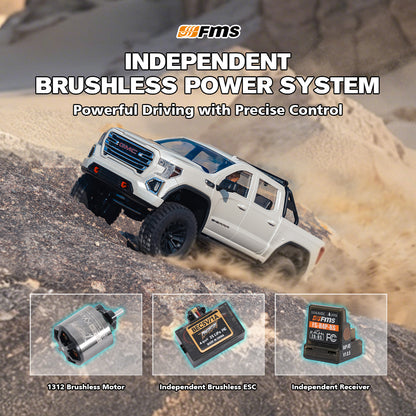 FMS FCX18S 1:18 GMC Sierra S RTR Brushless