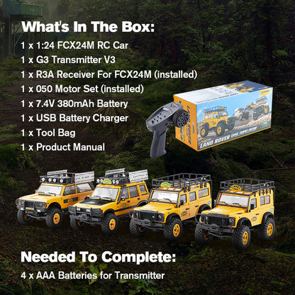 FMS FCX24M 1:24 Land Rover Camel Trophy Edition RTR