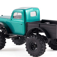 FMS 1:24 Power Wagon RTR in metallic green with black cargo box and oversized tires.