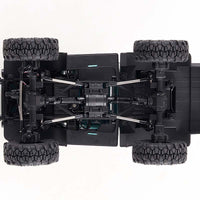 FMS 1:24 FCX24 Power Wagon chassis detail with Batrazzi mud tires