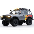 1:10 scale FMS Toyota Land Cruiser 80 with off-road design and LED lights.