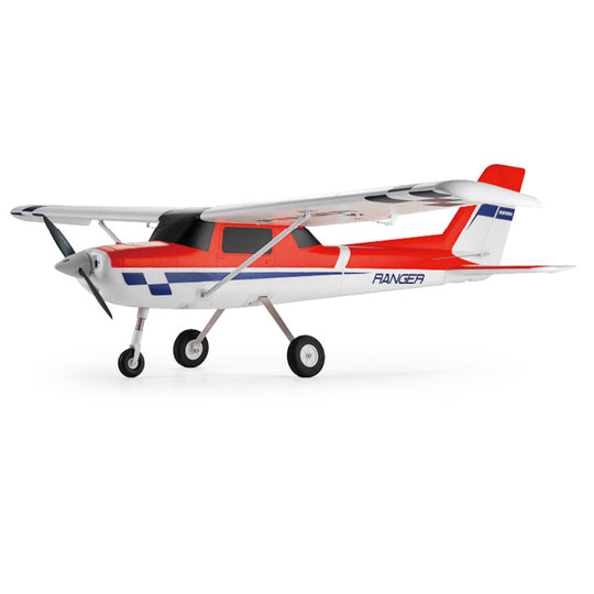 FMS 1220mm Ranger V2 RC airplane in red and white design