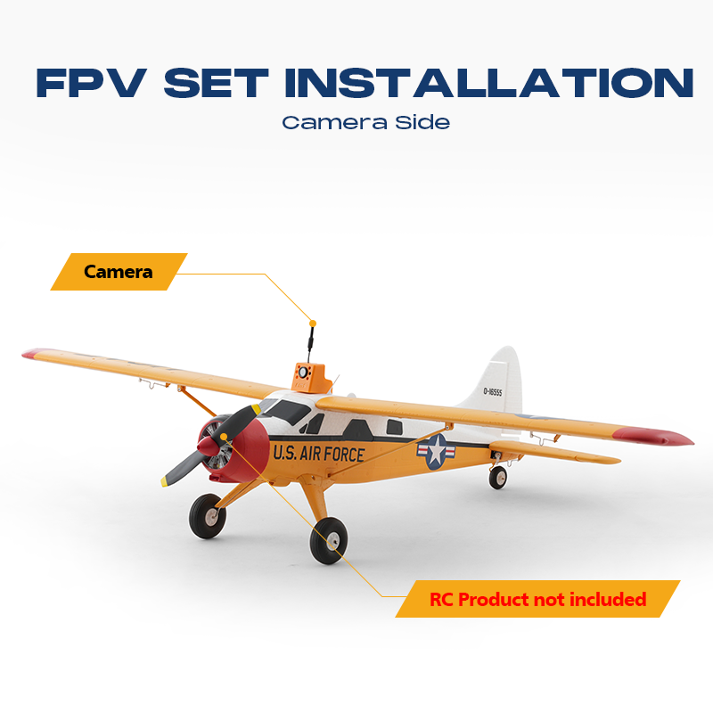 Conjunto FPV analógico FMS 5.8G