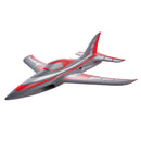 FMS EDF Jet 80mm Integral in red and gray color scheme, showcasing sleek design.