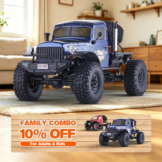FMS Atlas + Power Wagon Family Combo: 1:10 Atlas + 1:24 FCX24 Power Wagon