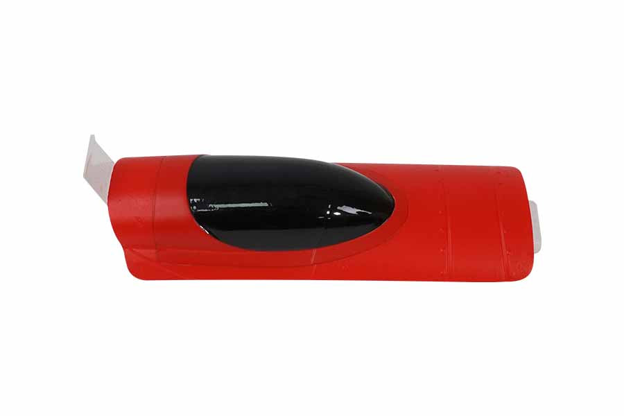 Red canopy set for 1100mm P-51 RC airplane with black nose panel