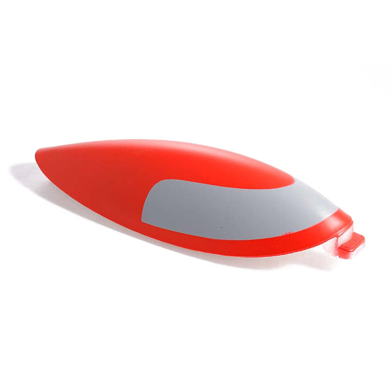 Red and gray 80mm integral canopy for RC models