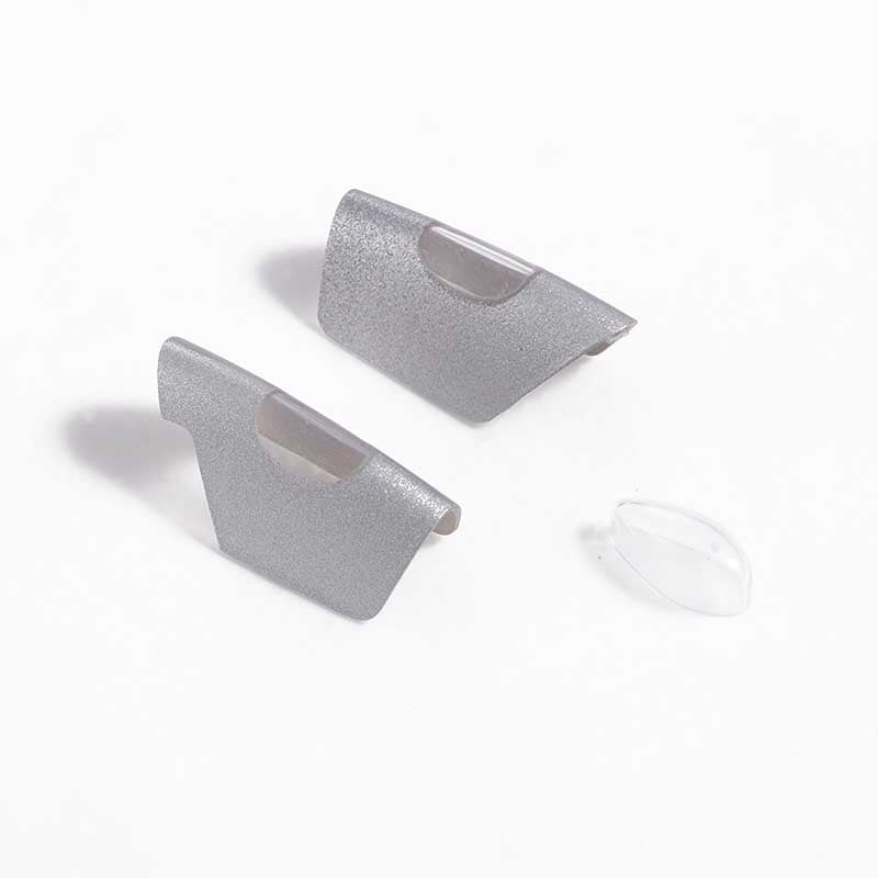 Silver 80mm integral lamp covers for remote control models