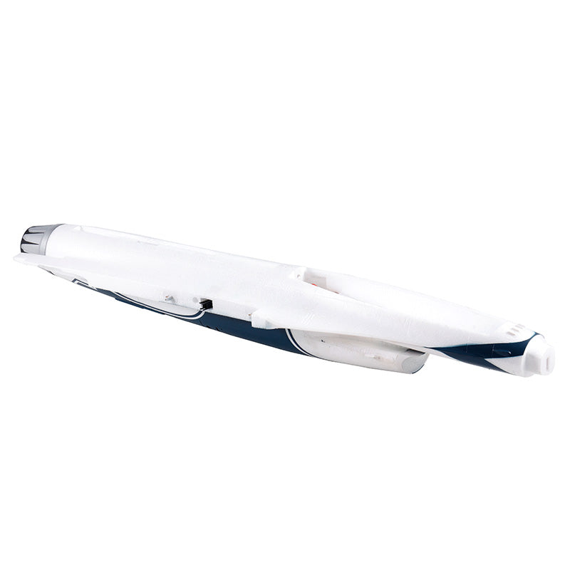 64mm F-16 Thunderbirds fuselage model in white and blue