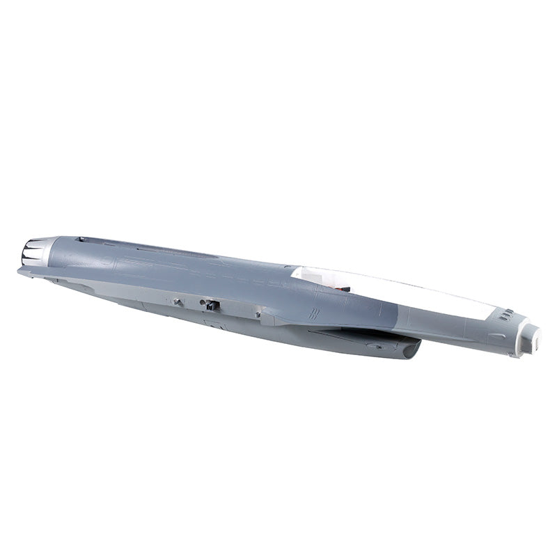 64mm F-16 fuselage model in Battlefield Gray for remote control airplanes