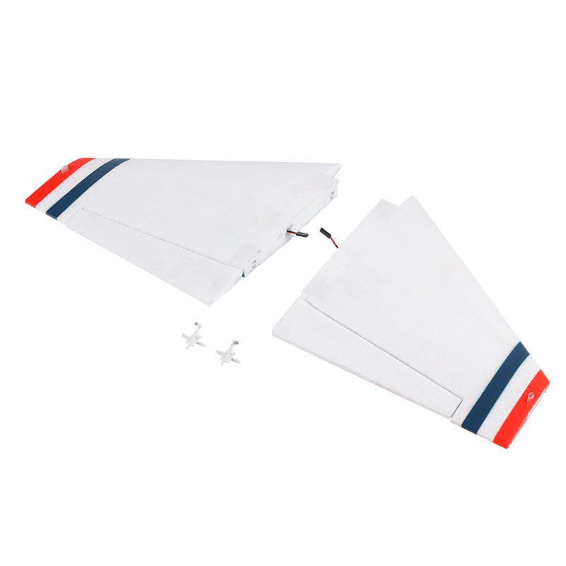64mm F-16 Thunderbird main wing set with red and blue stripes