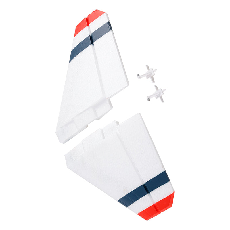 64mm F-16 Thunderbird horizontal stabilizer with red and blue stripes