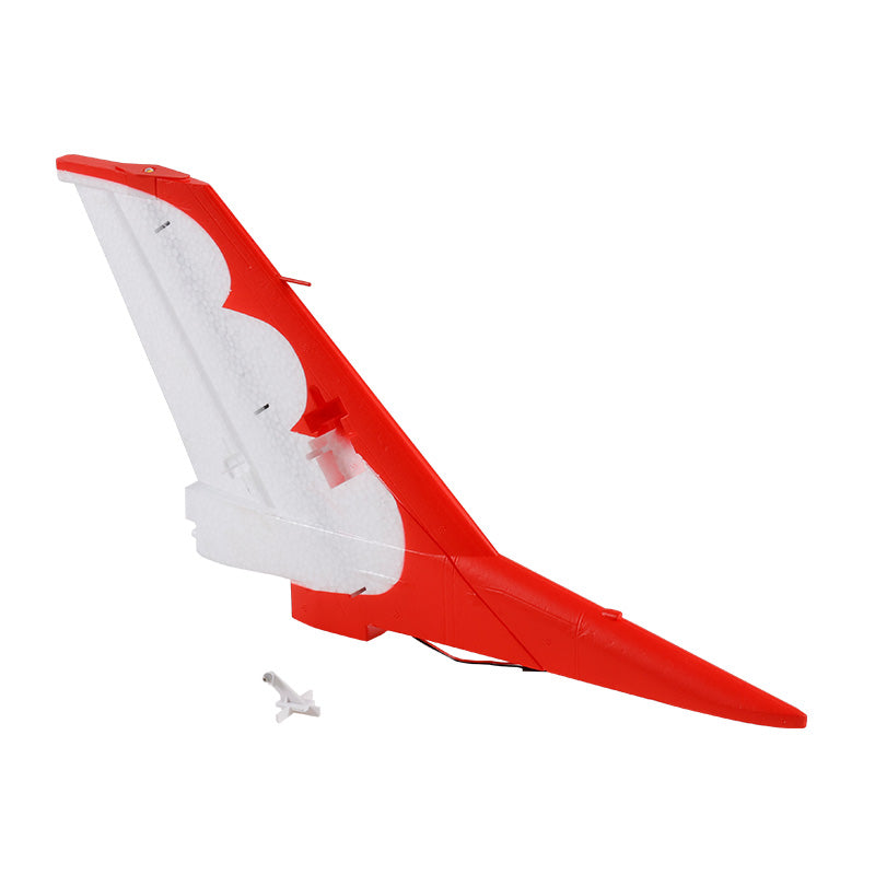 64mm F-16 Thunderbird vertical stabilizer in red and white