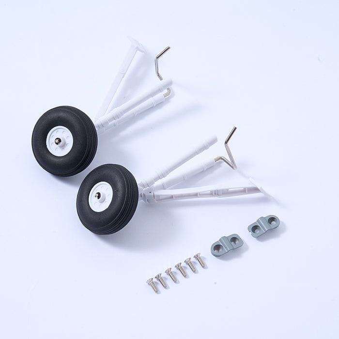 64mm F-16 Main Landing Gear Set （pairing left & right）Battlefield Gray