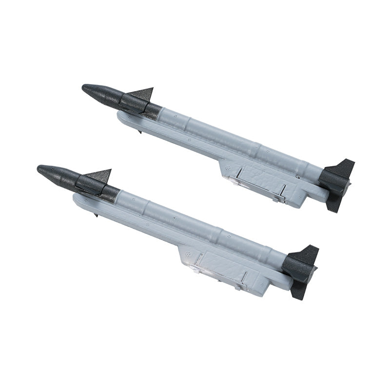 64mm F-16 battlefield gray missile set for RC aircraft