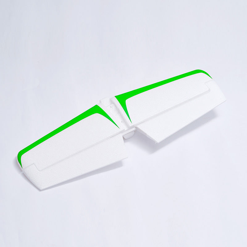 Green and white horizontal stabilizer for 1220mm Ranger V2 aircraft.
