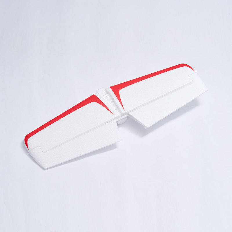 1220mm Ranger V2 horizontal stabilizer in red and white design