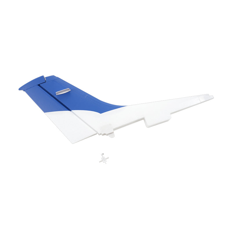 Blue and white vertical stabilizer for 1500mm Cessna 182 RC airplane