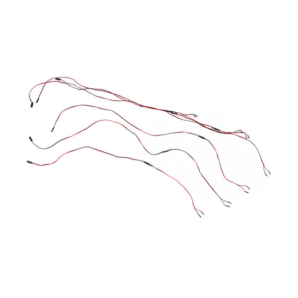 Wiring harness set for RC models in red and black colors.