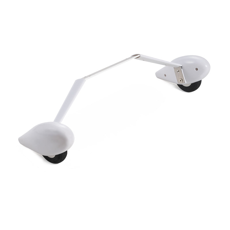 1500mm Cessna 182 main landing gear set with white wheels