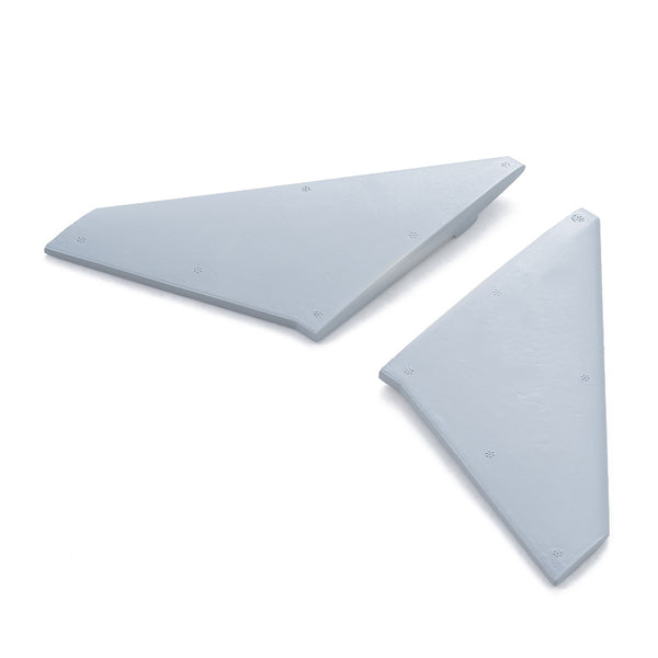 J-10 canard wing set in gray color for RC aircraft model