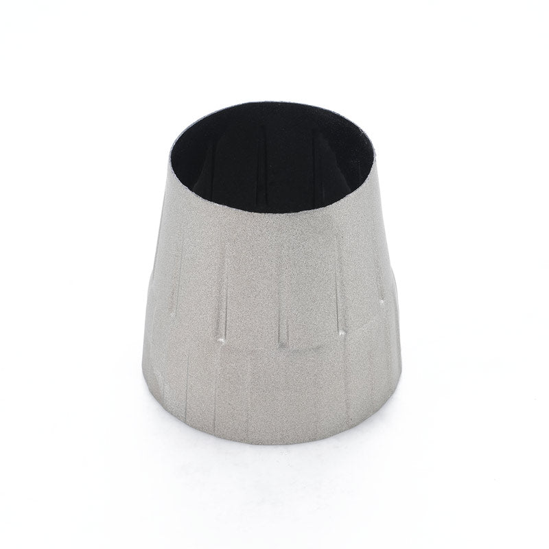 64mm J-10 exhaust nozzle for RC models in silver plastic