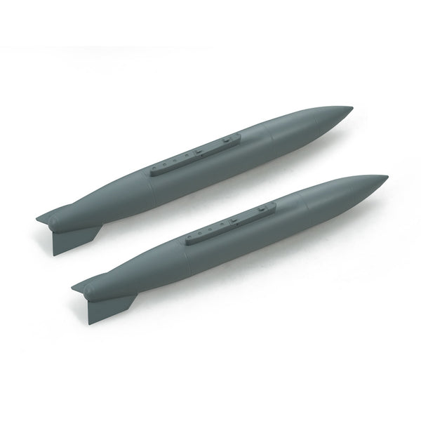 64mm J-10 wing oil tank set in grey for remote control models