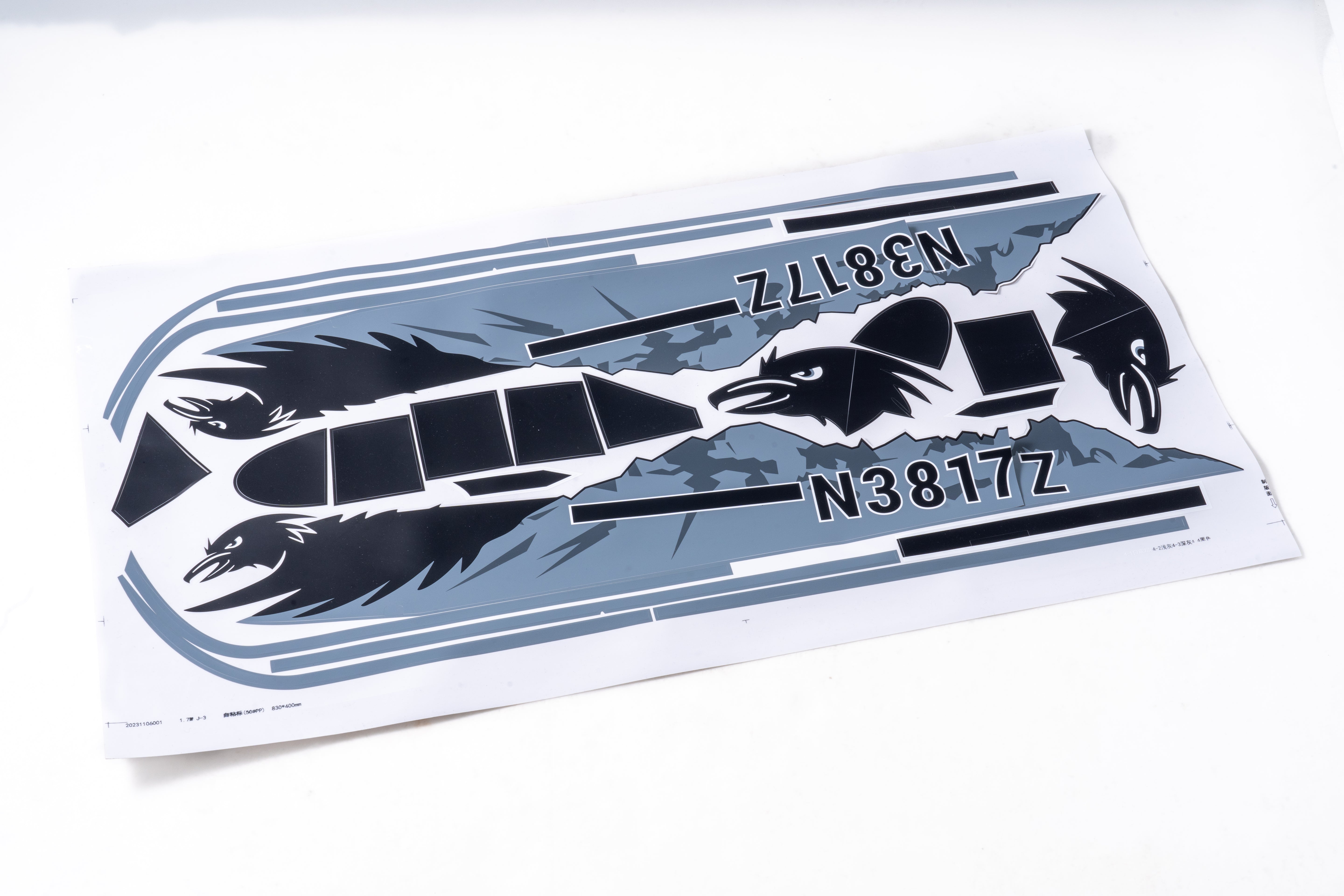 1700mm PA-18 V2 Decal Sheet