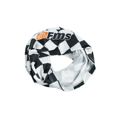 FMS checkered headband made of Spandex, 250mm x 500mm