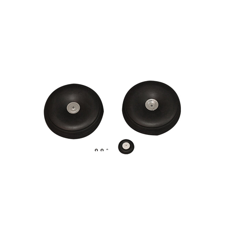 1500mm Maule replacement wheel set with mounting screws