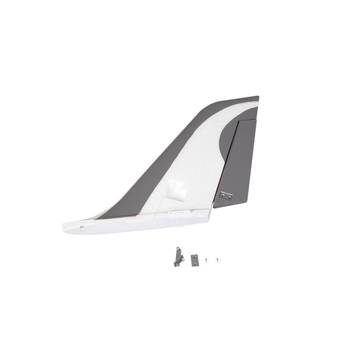 80mm Futura V2 Vertical Stabilizer with grey accents and mounting hardware