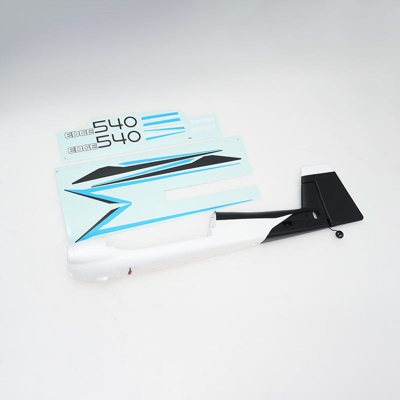 750mm Edge 540 fuselage with decals and racing design for RC model aircraft.