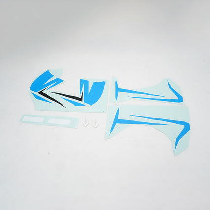 Edge 540 wing parts in blue and white design with connectors