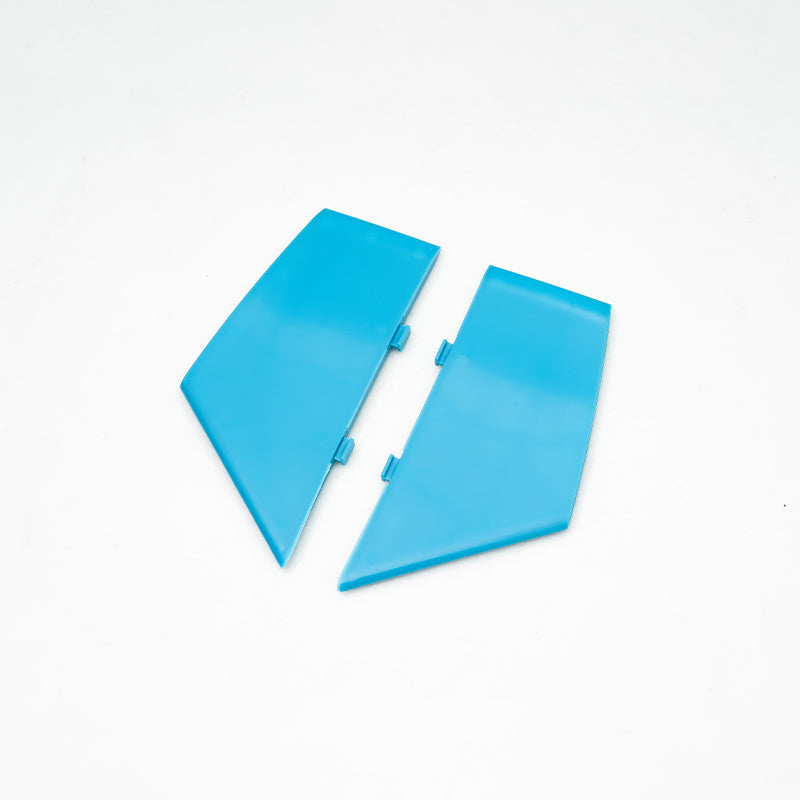 70MM SU-27 ventral fins in blue color for remote control airplane.
