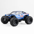 FMS 1:24 Chevrolet Colorado Monster Truck RTR in blue and black with oversized tires