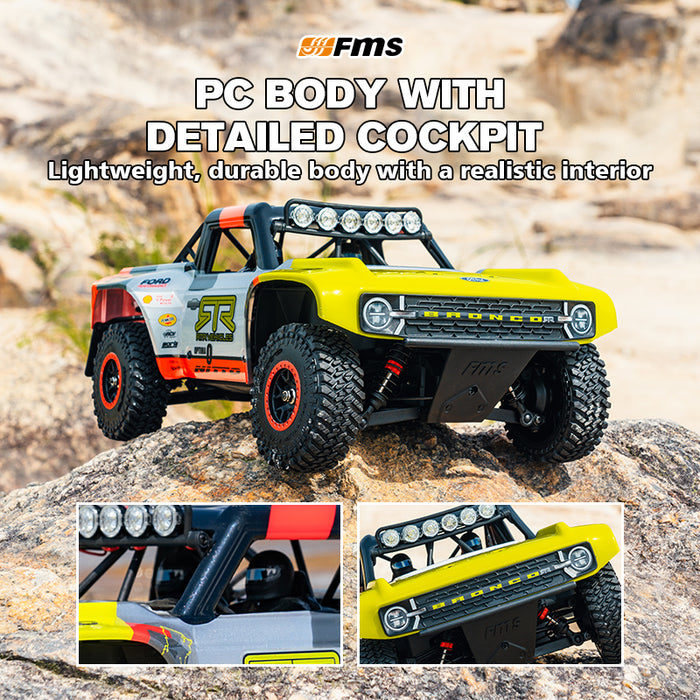 FMS 1:18 FSC18 Ford Bronco RTR EB Brushed/Brushless