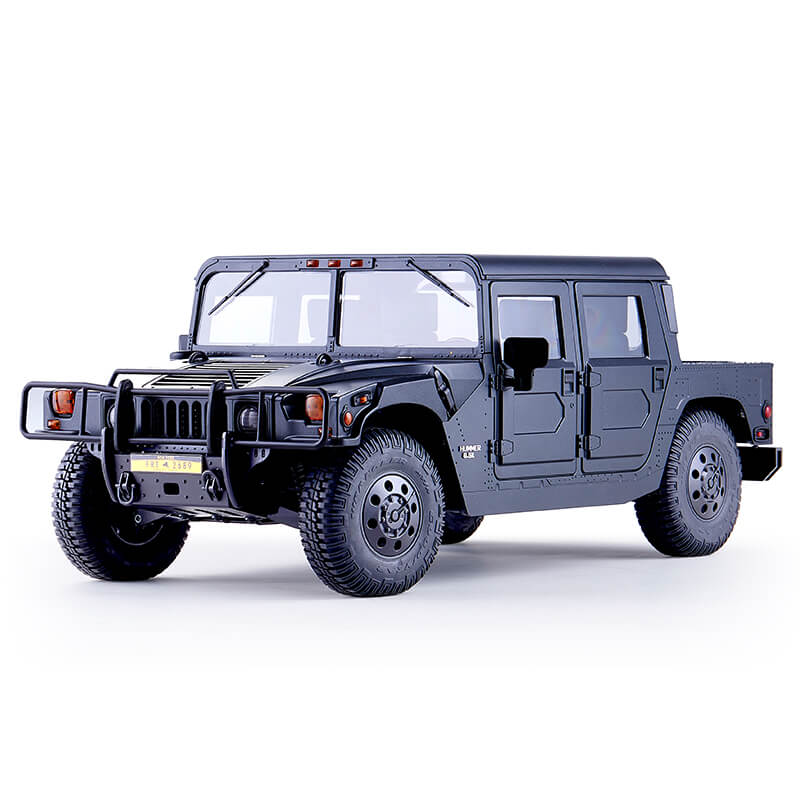 FMS 1:12 RC Hummer H1 Alpha RS in black with detailed exterior