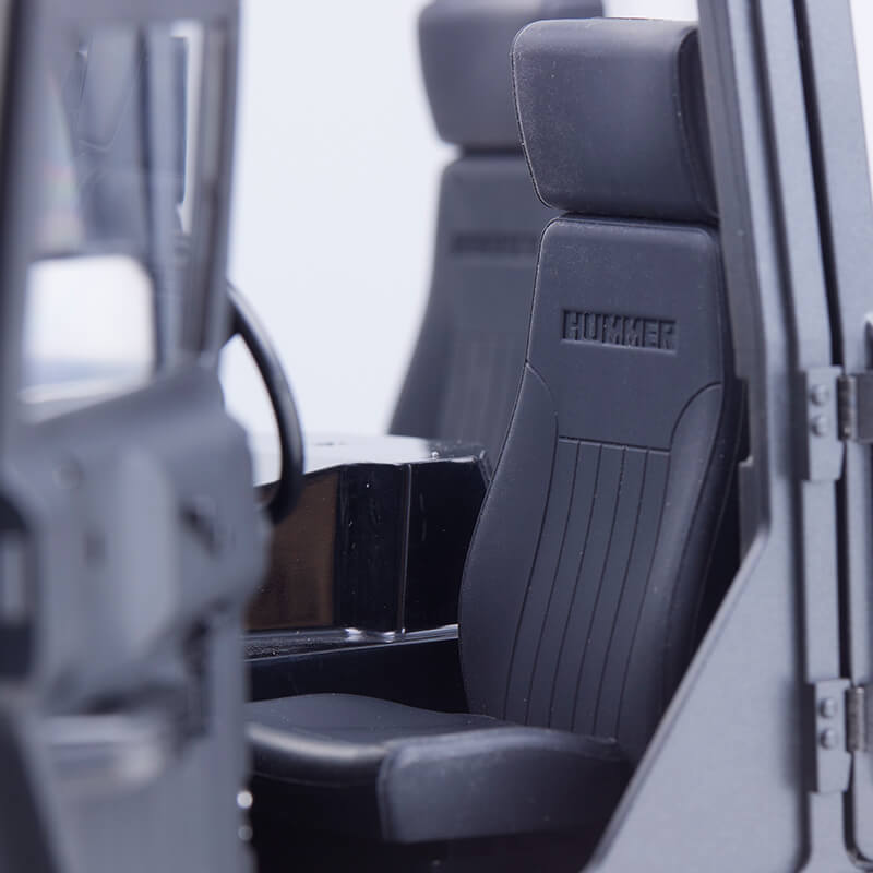 FMS 1:12 Hummer H1 Alpha RTR interior, black seats with 