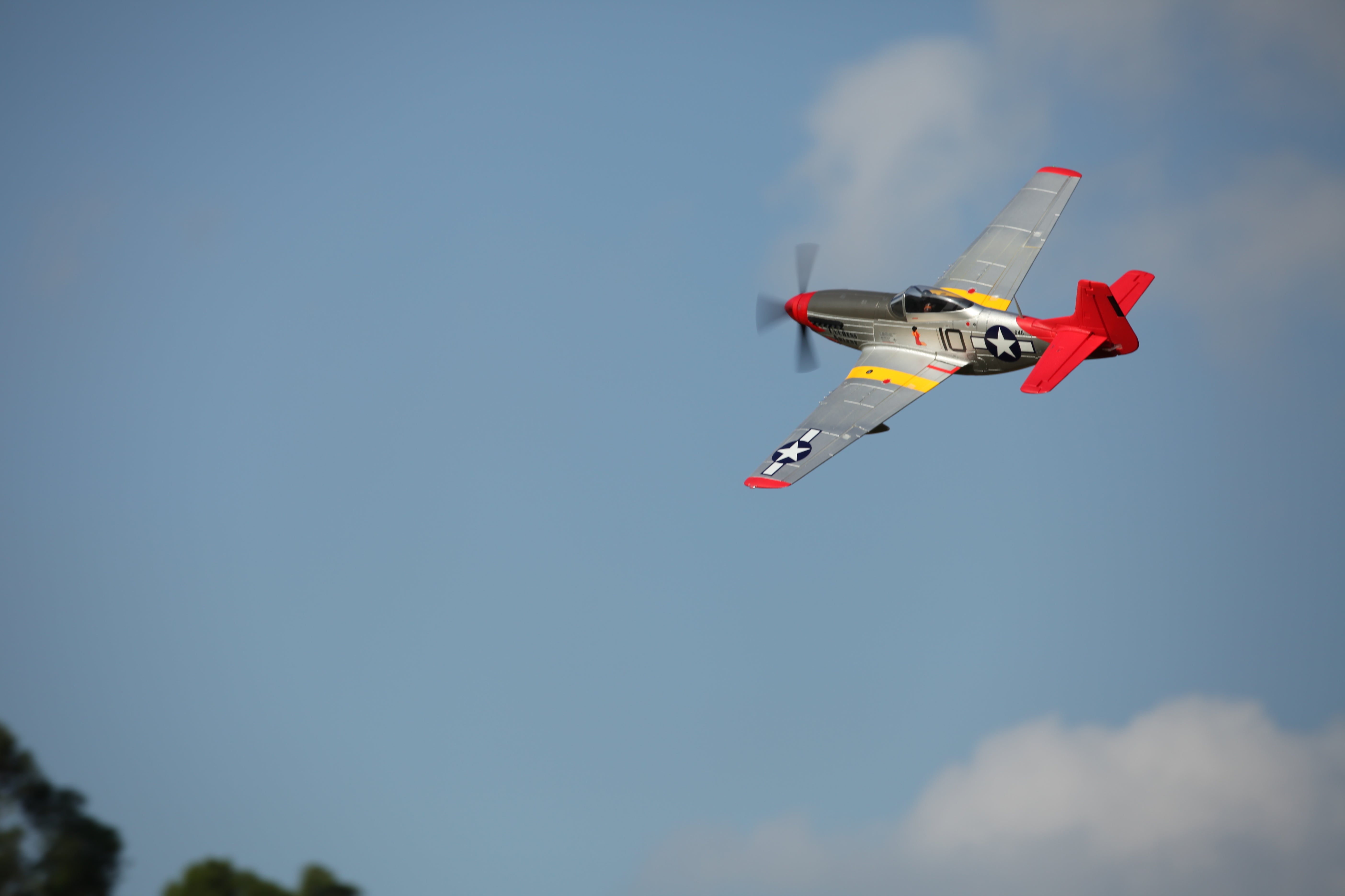 FMS 1450mm P-51D Red Tail V8 PNP