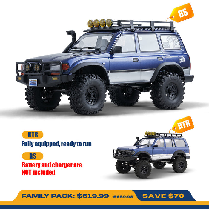 FMS FCX10 PRO Toyota LC80 Family Combo