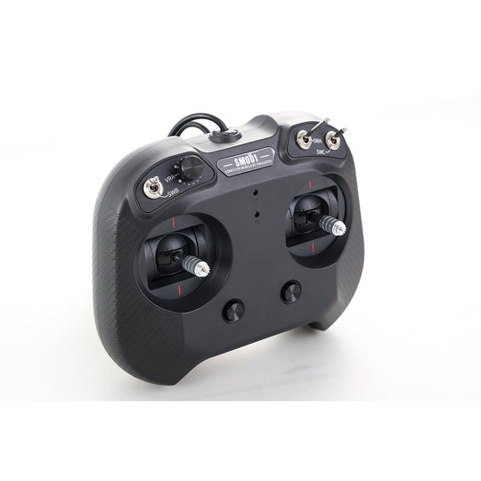 Beginner-friendly RC flight simulator remote with dual joystick controls