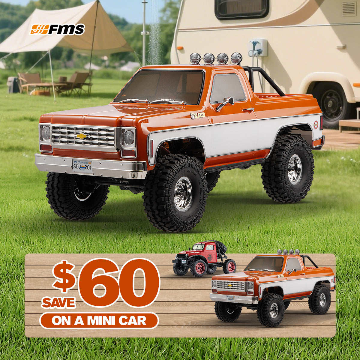 FMS 1:10 FCX10 Chevrolet K5 Blazer RS